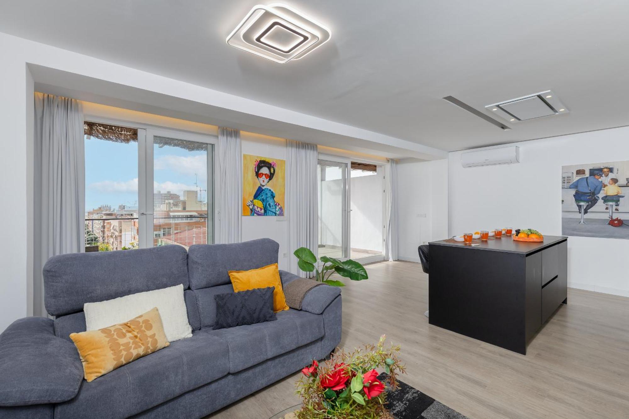 Fidalsa Penthouse Amazing View Apartment อาลิกันเต ภายนอก รูปภาพ